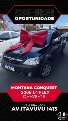 CHEVROLET MONTANA 1.4 MPFI CONQUEST CS 8V FLEX 2P MANUAL CHEVROLET MONTANA 1.4 MPFI CONQUEST CS 8V FLEX 2P MANUAL